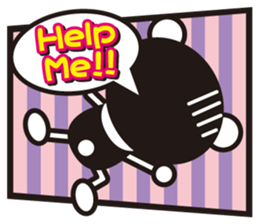 White Panda&Black Panda 3 sticker #4390565