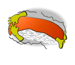 McGraw of the sushi sticker #4390834