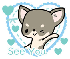 Kawaii Chihuahua2(English) sticker #4391003