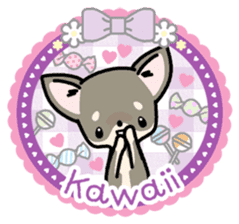 Kawaii Chihuahua2(English) sticker #4391008