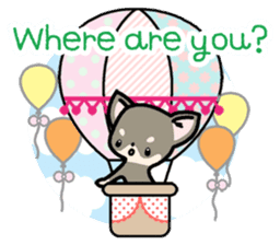 Kawaii Chihuahua2(English) sticker #4391020