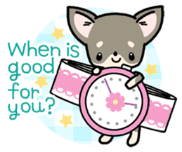Kawaii Chihuahua2(English) sticker #4391025