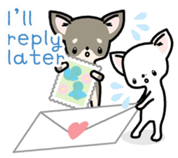 Kawaii Chihuahua2(English) sticker #4391029