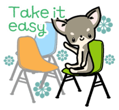 Kawaii Chihuahua2(English) sticker #4391030