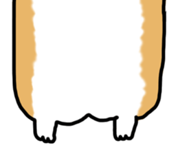 corgi expression sticker #4391479