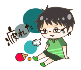 table tennis club sticker #4391768