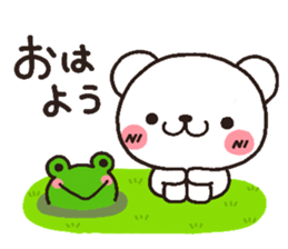 bear heart 13 sticker #4391920