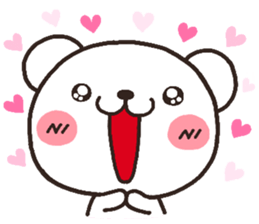 bear heart 13 sticker #4391943