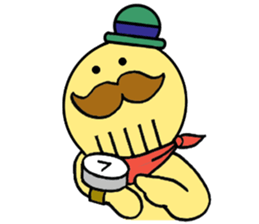 Tsugesan  The character of Kaizuka sticker #4392027