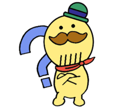 Tsugesan  The character of Kaizuka sticker #4392030