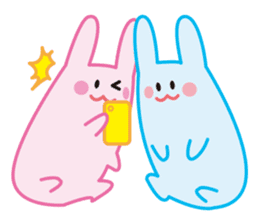 life's conversation of Rabbit's friends sticker #4392055