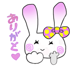 Beleaguered rabbit and cat sticker #4392124