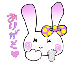 Beleaguered rabbit and cat sticker #4392124
