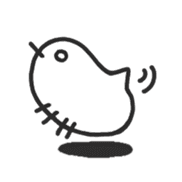 It's just a bird. sticker #4392442