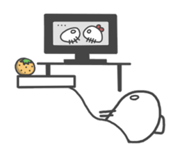 It's just a bird. sticker #4392470