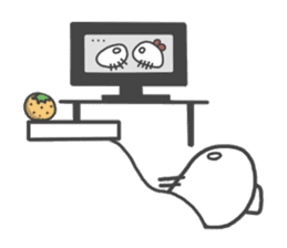 It's just a bird. sticker #4392470