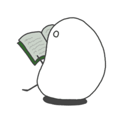 It's just a bird. sticker #4392474