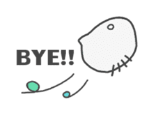 It's just a bird. sticker #4392476