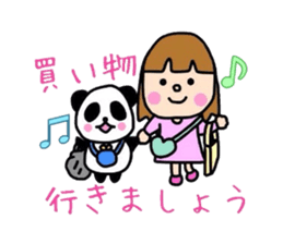 Girl&Panda Part2 sticker #4392680