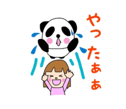 Girl&Panda Part2 sticker #4392685