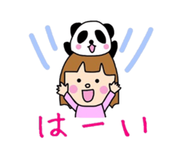 Girl&Panda Part2 sticker #4392686