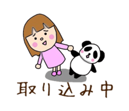 Girl&Panda Part2 sticker #4392693