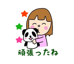 Girl&Panda Part2 sticker #4392694