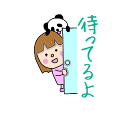 Girl&Panda Part2 sticker #4392697
