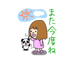 Girl&Panda Part2 sticker #4392703