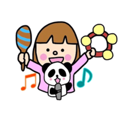 Girl&Panda Part2 sticker #4392711
