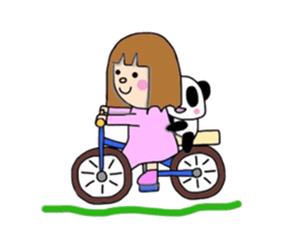 Girl&Panda Part2 sticker #4392714
