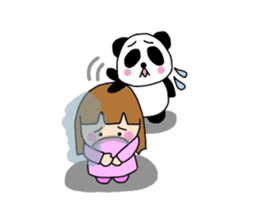 Girl&Panda Part2 sticker #4392715
