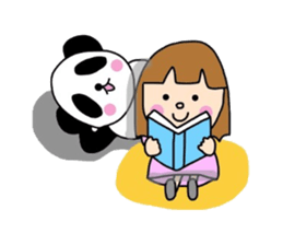 Girl&Panda Part2 sticker #4392716