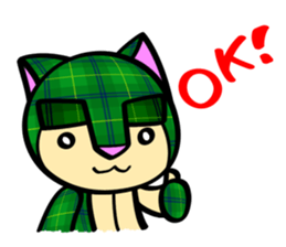 The cat which pretends not to know sticker #4393350