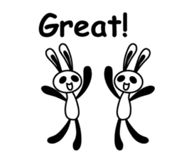 Pandabbit sticker #4393670