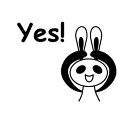 Pandabbit sticker #4393677