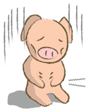 Bukke the piglet 2 (English version) sticker #4393860