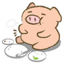 Bukke the piglet 2 (English version) sticker #4393861