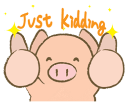 Bukke the piglet 2 (English version) sticker #4393864