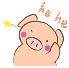 Bukke the piglet 2 (English version) sticker #4393866