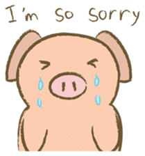 Bukke the piglet 2 (English version) sticker #4393868