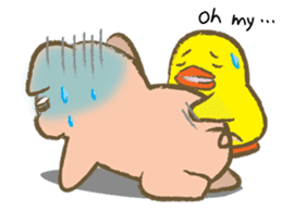 Bukke the piglet 2 (English version) sticker #4393875