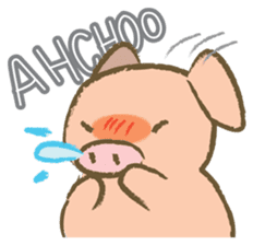 Bukke the piglet 2 (English version) sticker #4393877