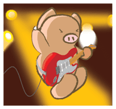 Bukke the piglet 2 (English version) sticker #4393880