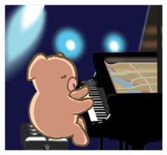 Bukke the piglet 2 (English version) sticker #4393882