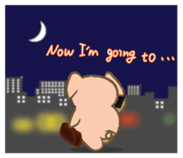 Bukke the piglet 2 (English version) sticker #4393884