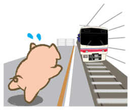 Bukke the piglet 2 (English version) sticker #4393885