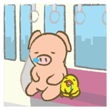 Bukke the piglet 2 (English version) sticker #4393886