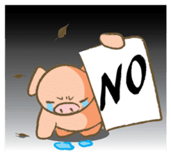 Bukke the piglet 2 (English version) sticker #4393894