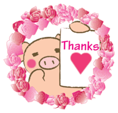 Bukke the piglet 2 (English version) sticker #4393895